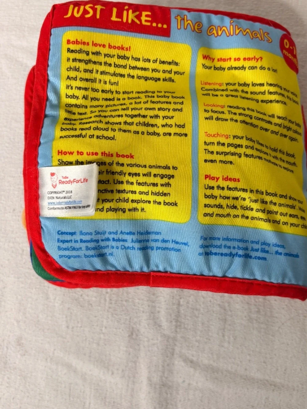 Just Like... The Animals Ready For Life Puppy Dog Soft Back Book for Baby